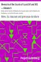 [Gutenberg 3880] • Memoirs of the Courts of Louis XV and XVI. — Volume 5 / Being secret memoirs of Madame Du Hausset, lady's maid to Madame de Pompadour, and of the Princess Lamballe